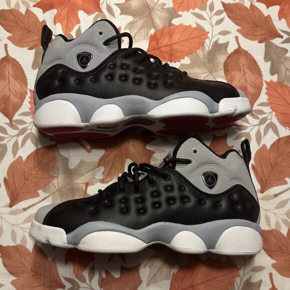 Nike Air Jordan Jumpman Team II GG 820276 007 Black/Pink/Gray Size 5.5Y - Picture 8 of 13